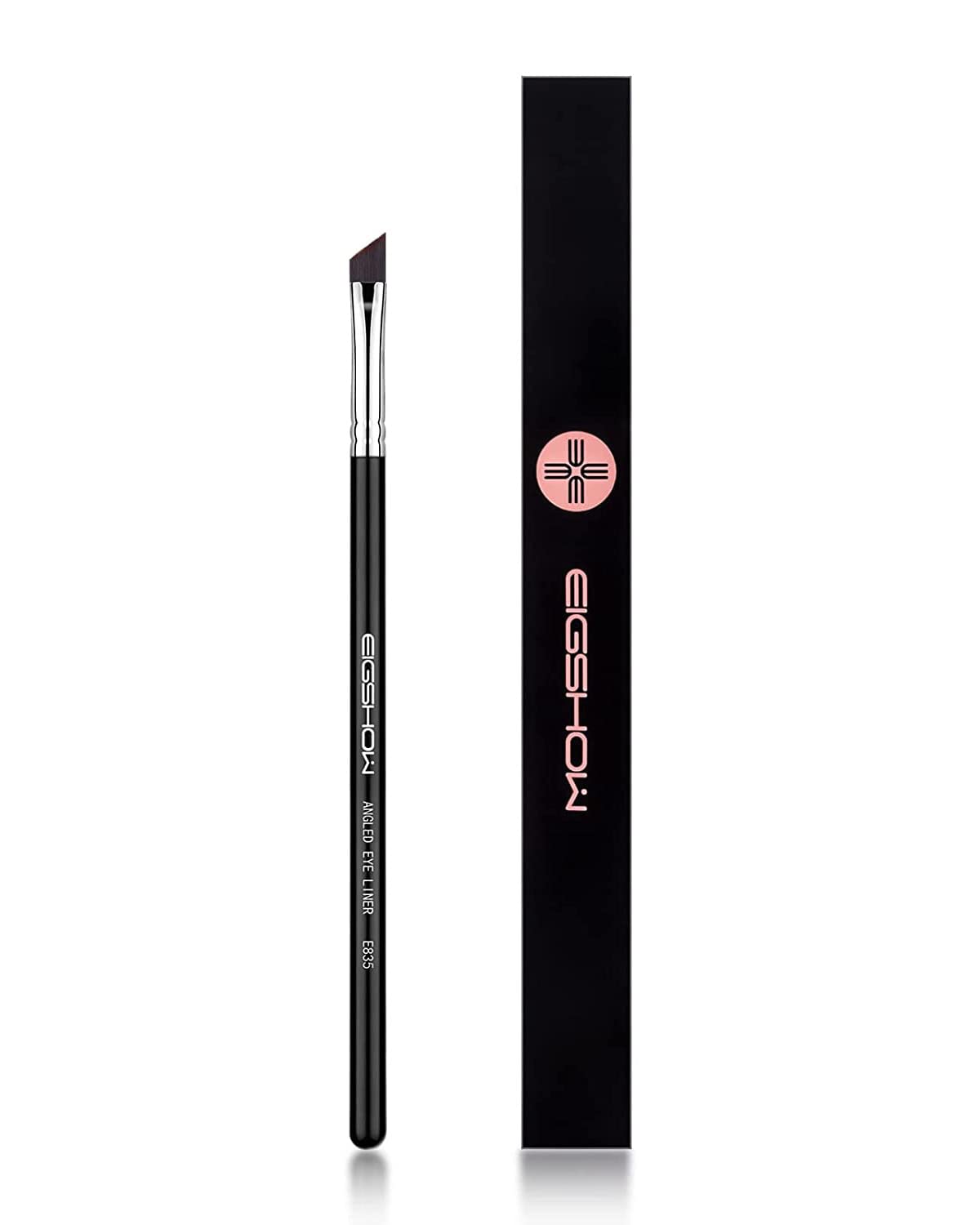 Eyeliner Brush, EIGSHOW Precision Eye Liner Makeup Brushes, Angled Eyeliner Brush,Ultra Thin Slanted Flat Angle, Cruelty-Free Synthetic Bristles,Great for Pros & Beginners (E835)