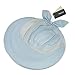 Womens 2in1 Wide Brim Summer Folding Anti-UV Golf Tennis Sun Visor Cap Beach Hat,Blue,One Size