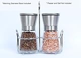 Homeerr P1638068 Salt and Pepper Grinder Set, Adjustable Ceramic Rotor(Set of 2)