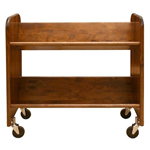 Catskill Craftsmen Rol-Rack with Tilted Shelves, Walnut Stained Birch