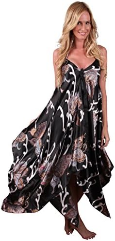 Kariza Maxi Dress Black and White Sexy Halter Wrap (One Size, 14)