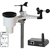 Ambient Weather WS-1550-IP Smart Weather Station w/ Remote Monitoring & Alerts - Compatible with Alexa & Google Assistant