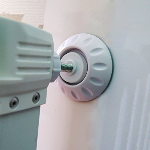 JUSTIME Wall Protection Guard Saver,Tazze da Parete per i Portoni del Bambino Proteggono la Superficie Della Parete, la Porta, le Scale di Legno (4 Pack)