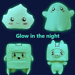 VARWANEO Luminous Cartoon Plush Doll, Foxy and Boxy