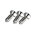 BQLZR Chrome Guitar Bass Pickguard Screws Pack Of 50