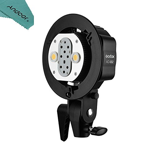 Godox WITSTRO AD-B2 AD200 Dual Power BlitzKopf Bowens Mount Double Tube Flash Head Halterung für AD200 Portable Flash Speedlite