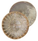 American Shamanic Native Drum Bison Natural Hide