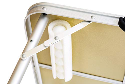 image for 8' Folding Beer Pong Table with Bottle Opener, Ball Rack and 6 Pong Ba