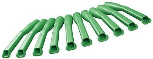 10 St Dental Universal Kids Suction cannulas Akzenta 108 x 16 mm Dentist Saliva Cleaner for children range of colours - Green