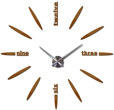 aoliaoyudonggha New Watch Wall Stickers Clocks Home Decoration Modern Quartz Diy 3d Acrylic Stickers Mirror Metal