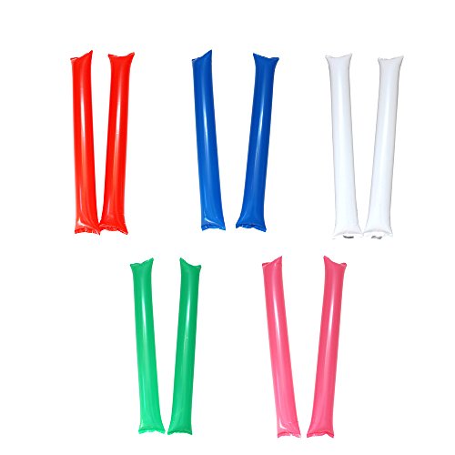 Thunder Sticks, Inflatable Stadium Noisemakers Bam Bam Cheer Sticks