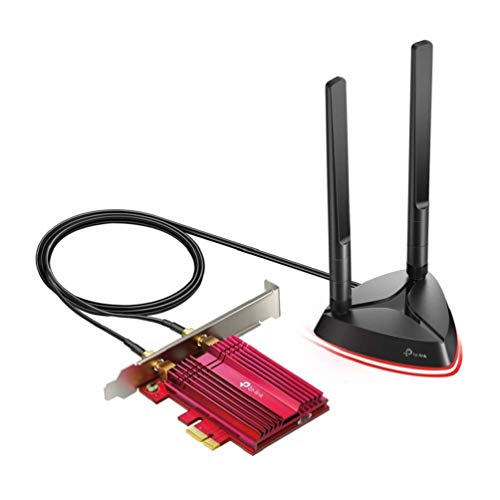 TP-LINK-Archer-TX3000E-AX3000-Adaptador-inalmbrico-de-Doble-Banda-Bluetooth-50-PCI-Express-con-Dos-Antenas-y-Tarjeta-de-Interfaz-de-Red-Pcie-para-Escritorio-Soporte-de-Perfil-bajo-Incluido