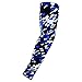COOLOMG Arm Sleeve, (One Piece) Youth Adult Compression Elbow Sleeve for Cycling Basketball Baseball Driving Outdoor Sport Digital Camo Blue Navy X-Small