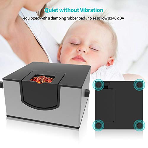 Wancle Smoking Gun Food Smoker Infusion Smoker for Home Cooking and Outdoor BBQ Silver - Thumbnail 6