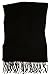 Love Lakeside-Men's Cashmere Feel Winter Solid Color Scarf 00-0 Black