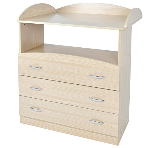 Infantastic Baby Changing Table Unit 3 Drawers Chest Storage