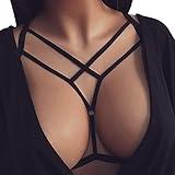 Halter Bra,Han Shi Elastic Cage Bra Hollow Out Bandage Strappy Bustier Tank Tops
