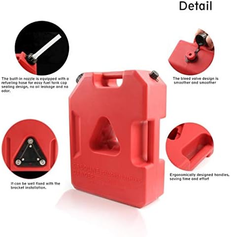 車 バイク カーパーツ B08fym7b2k Mbd 予備燃料タンク ブラケットを備えたポータブルガソリン缶
