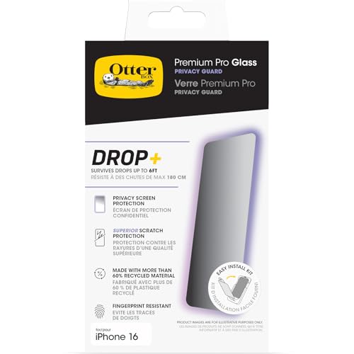 Otterbox Protecteur d'écran Premium Pro Glass Privacy Guard... en promo sur Amazon