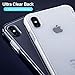 MATEPROX iPhone Xs Case iPhone X Case Clear Hybrid TPU Hard Cover with Thin Shockproof Bumper Protective Case for iPhone Xs/X 5.8'' (Clear White)