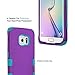 ULAK Galaxy S6 Edge Case, 3 in 1 Shield Shock Absorbing Case with Hybrid Cover Soft Silicone + Hard PC Material Design for Samsung Galaxy S6 Edge (5.1