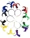 Bulk 12 All Ages Colorful Hair Party Hat Head Bopper Assortment - Perfect for Children and Adults