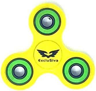 ExcluSiva Hands Fidget Spinner Toy - Fidget Hand Spinner Toy Stress Reducer Ceramic Bearing - Perfect for Autism, Anxiety, ADD, ADHD, Adult & Children - Excellent Gift Idea.