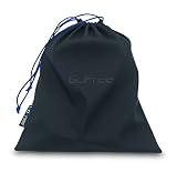 GoFree Universal Drawstring Headphone Protection Pouch Bag (Midnight Black)