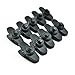 E-TING 10pcs Cable Wire Lapel Clip Organizer Rotate Mount for Lavalier Headphone Earphone