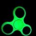 OWLCE Tri-Fidget Spinner EDC Focus Toys Fluorescent with Hybrid Ceramic Bearing Ultra Durable (Green)