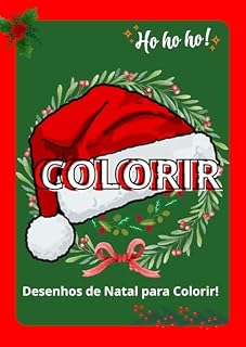 Livro Colorir: desenhos de natal para colorir!: Desenhos diversos de natal para colorir.