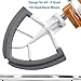 4.5-5 Quart Flex Edge Beater for KitchenAid Tilt-Head Stand Mixer-Flat Beater Blade with Silicone Edges Flex Edge Bowl Scraper(Grey)