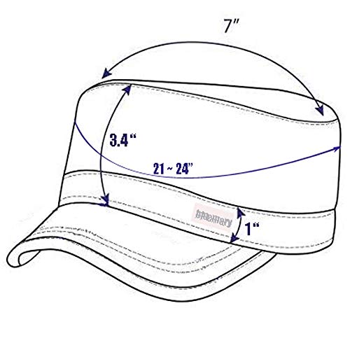 Bluemary Vintage Distressed Baseball Cap, 100% Cotton Novelty Hats, Adjustable Size Hat for Men Women (BUC02)