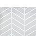 Amazon Basics Microfiber Grey Herringbone Printed Pattern Bathroom Shower Curtain - Grey Herringbone, 72 Inch