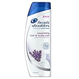 Head and Shoulders Nourishing Hair and Scalp Care Dandruff Shampoo, Lavender Essence, 13.5 Fluid Ounce