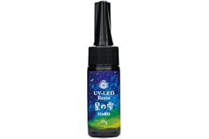 PADICO Pajico 403236 Resin Liquid UV-LED Resin, Star Drop, Hard Type, 1.1 oz (30 g), Transparent, Made in Japan