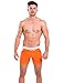 Taddlee Sexy Swimwear Men Swimsuits Long Basic Swim Boxer Briefs Bikini Trunks (M) Orange