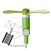 VIMVIP iPhone 7 Mini Fan 180 Rotating 8 Pin Lightning Mobile Phone Fan Latest Pocket Size Cool Cooler Rotating Fan for iPhone 7/7 Plus / 6S / 6 Plus/SE / 5 (Green)