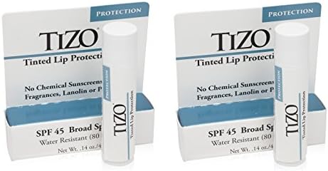 Solar Protection Formula SPF 45 TIZO Ultra High Sun Protection Sunscreen LIPTECT Stick (Set of 2)
