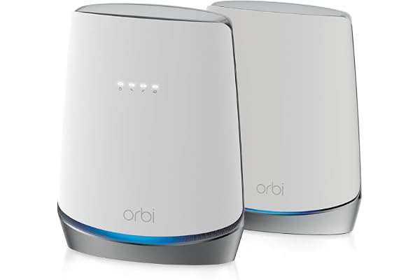 NETGEAR Orbi Cable Modem Router Combo Mesh System (CBK752) DOCSIS 3.1 – AX4200 WiFi 6 (4.2 Gbps) – Certified with Xfinity (up to 900Mbps, Spectrum & Cox (up to 1Gbps) – Covers 5,000 sq.ft.