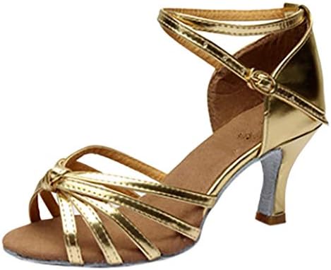 Sonnena Women Dancing Shoes Leather Rumba/Latin/Chacha/Samba/Modern/Jazz Dance Shoes Waltz Prom Singles Shoes