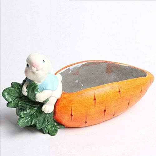 ラビットセメントフラワーポット セメント材料工芸児童室保育園の装飾ジューシーなプランターかわいい