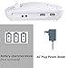 White Noise Sound Machine, Sleep Relax Sound Machine with 8 Soothing Nature Sounds,Ocean,Wave,Rain,Forest Sound,3 Auto-Off Timer Option,Battery or Adapter Operated-White