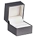 Allure Opulent Ring Box Charcoal Grey