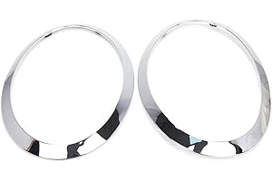 1Pair Headlight Trim Ring For MINI Cooper F55 F56 F57 2014-2024 51137300631 51137300632 Driver and Passenger Side Headlight T