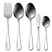 Oneida Flight 65 Piece Everyday Flatware, Service for 12, 18/0 Stainless Steel, Silverware Set, Dishwasher Safe