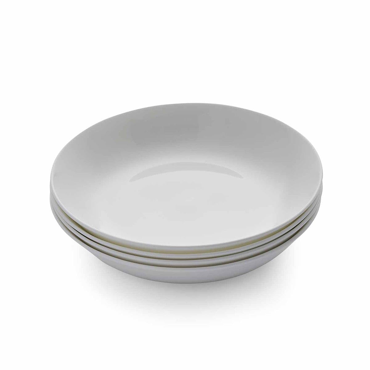 Portmeirion Royal Worcester 21.5 cm Pasta Bowl, Set of 4, White