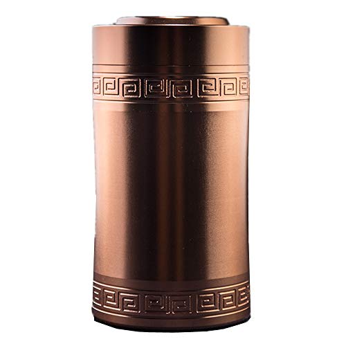 Ryyland-Home Teiera Creativa Lega di Alluminio Tea Caddy archiviazione può Portatile Tea Viaggio di archiviazione può…