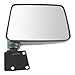 Manual Folding Black Mirror LH Driver RH Passenger PAIR for 87-95 Suzuki Samurai