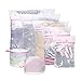SLEPL 7Pcs Mesh Laundry Bags,Travel Storage Organize,Laundry Bra Lingerie Mesh Wash Bags for Blouse, Bra, Hosiery, Stocking, Underwear,